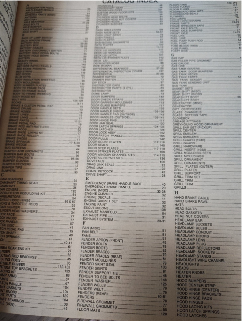 Vintage 1932-1948 Passenger & Pickup & Part Catalog Obsolete Ford Parts Inc Plus - Picture 5 of 12